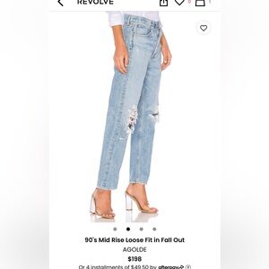 AGOLDE 90’s mid rise loose fit
